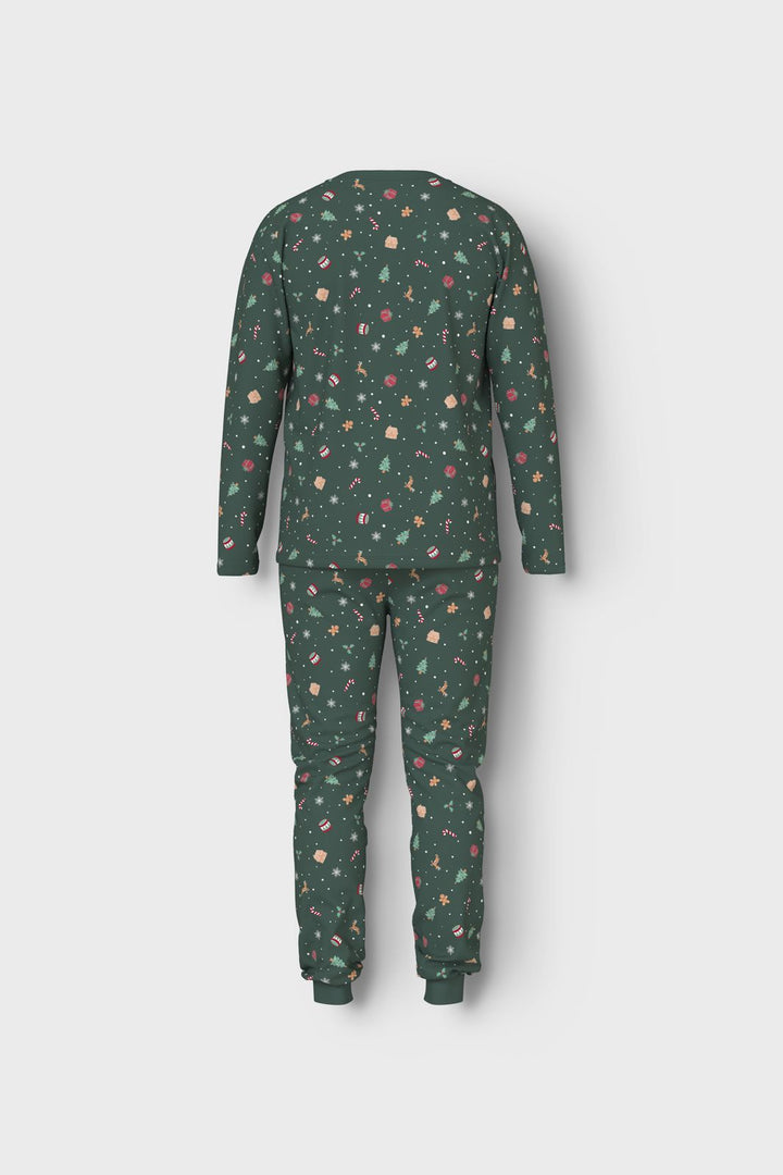 Name It - Nanvismas Ls Nightset - 4918983 Botanical Garden Xmas Aop