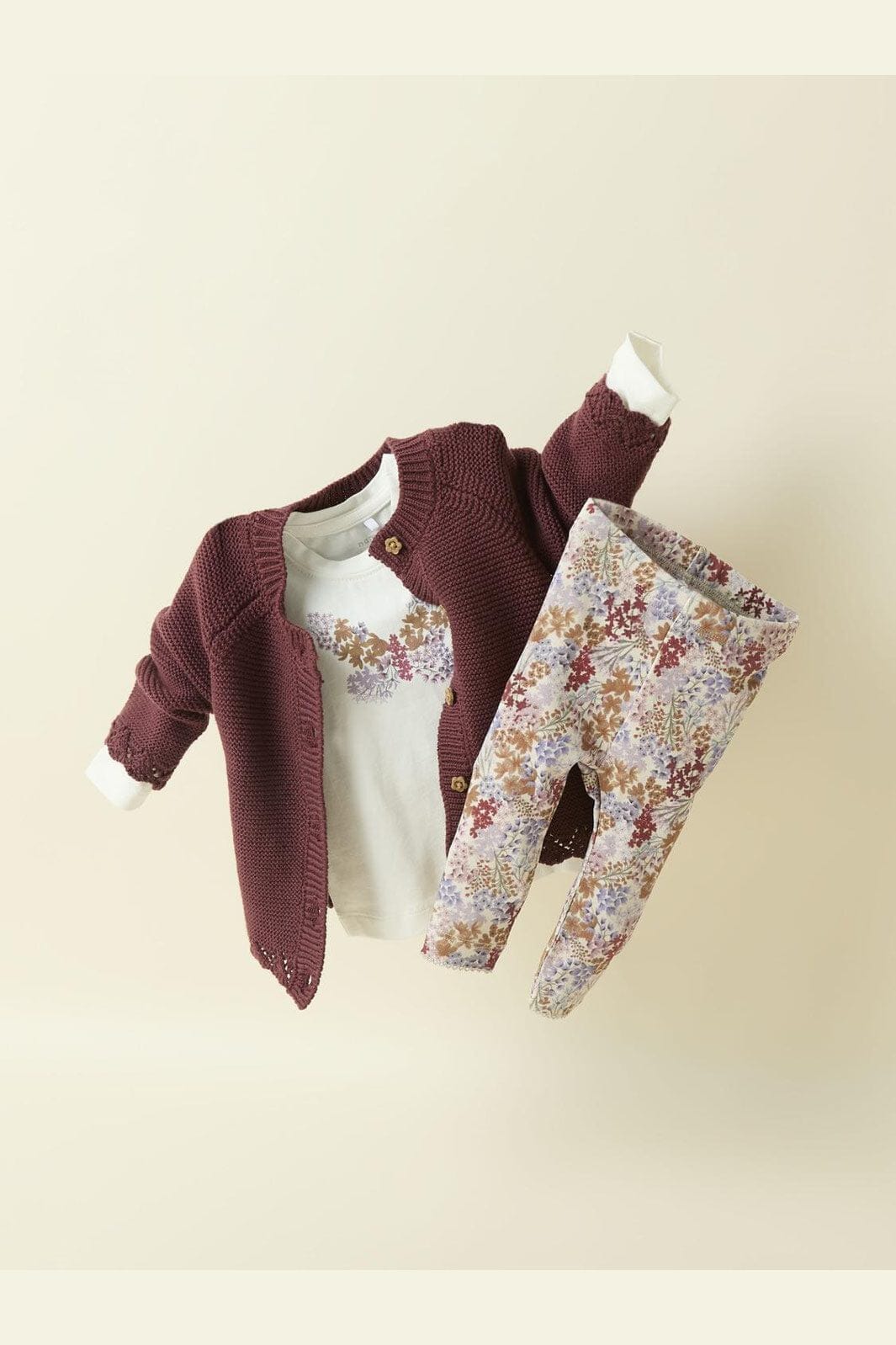 Name It - Nbfbolora Legging - 4931193 Pumice Stone