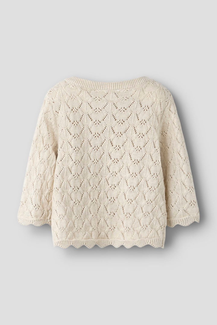 Name It - Nbfharriet Ls Knit Card - 5000032 Peyote Melange