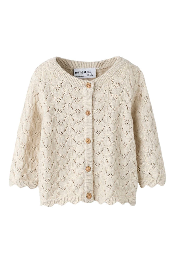 Name It - Nbfharriet Ls Knit Card - 5000032 Peyote Melange