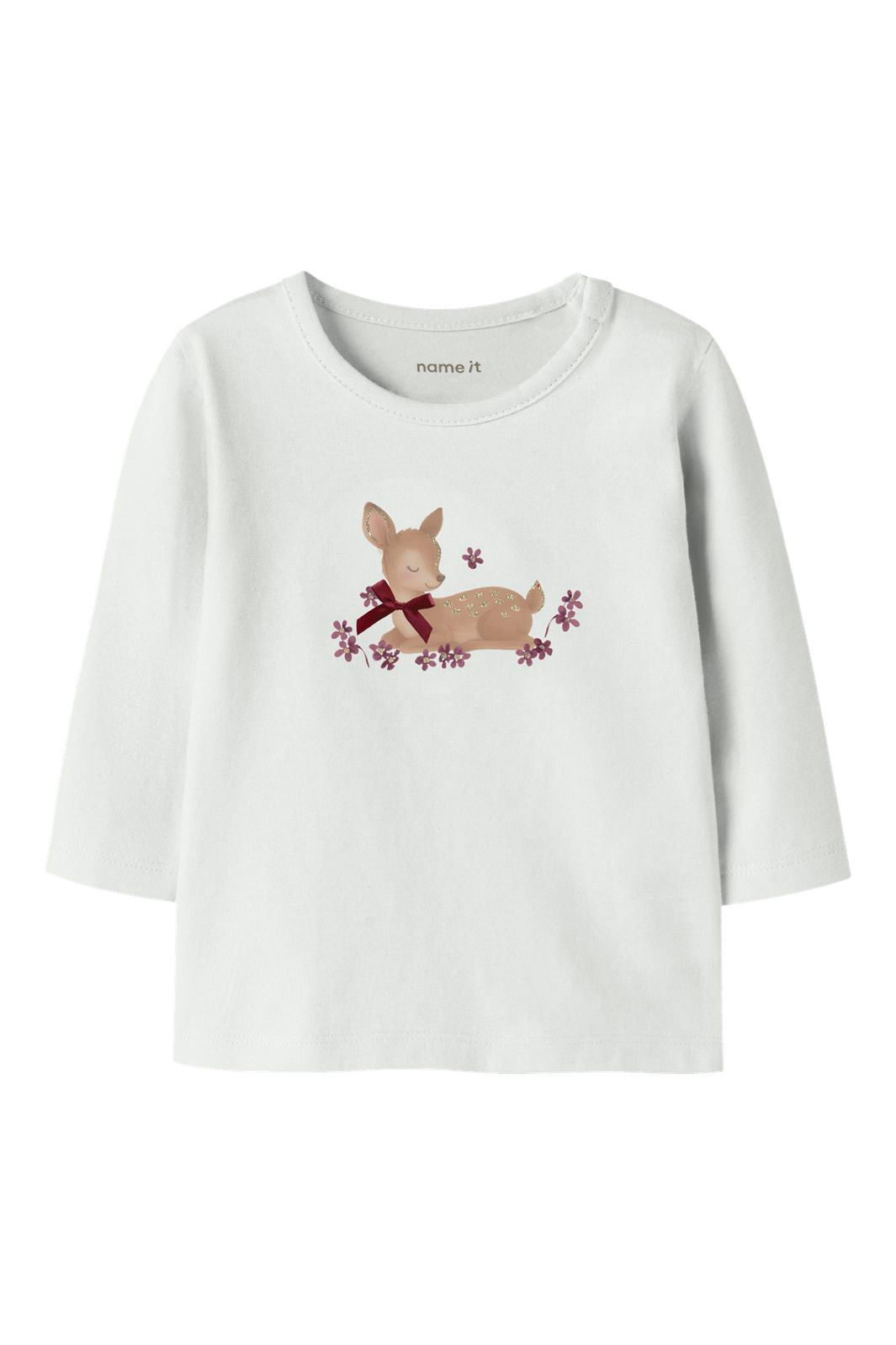 Name It - Nbframbibi Ls Top Box - 5194205 Cloud Dancer
