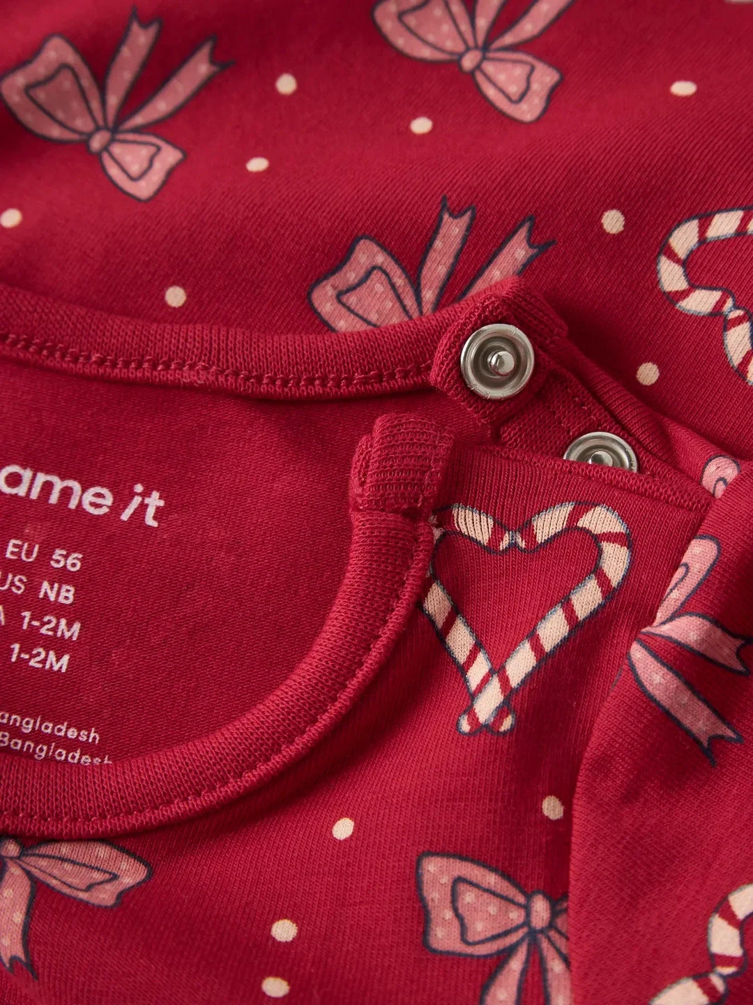 Name It - Nbfri Ls Body - 4912561 Jester Red Bodystockings 