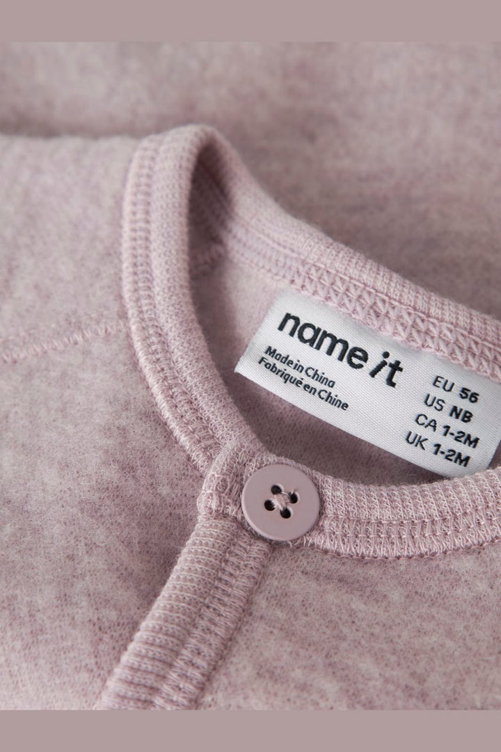 Name It - Nbfwmino Wool Ls Card - 4957695 Violet Ice