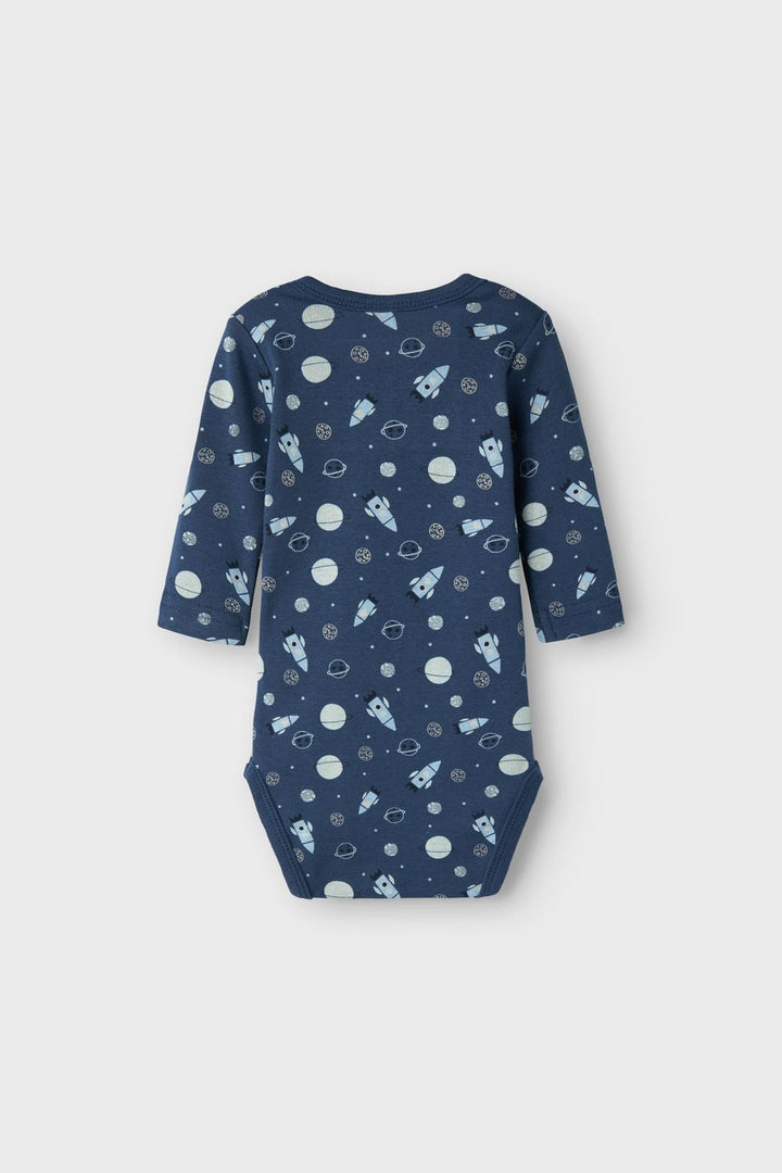 Name It - Nbmbody Ls Dark Space - 4585418 Dark Denim