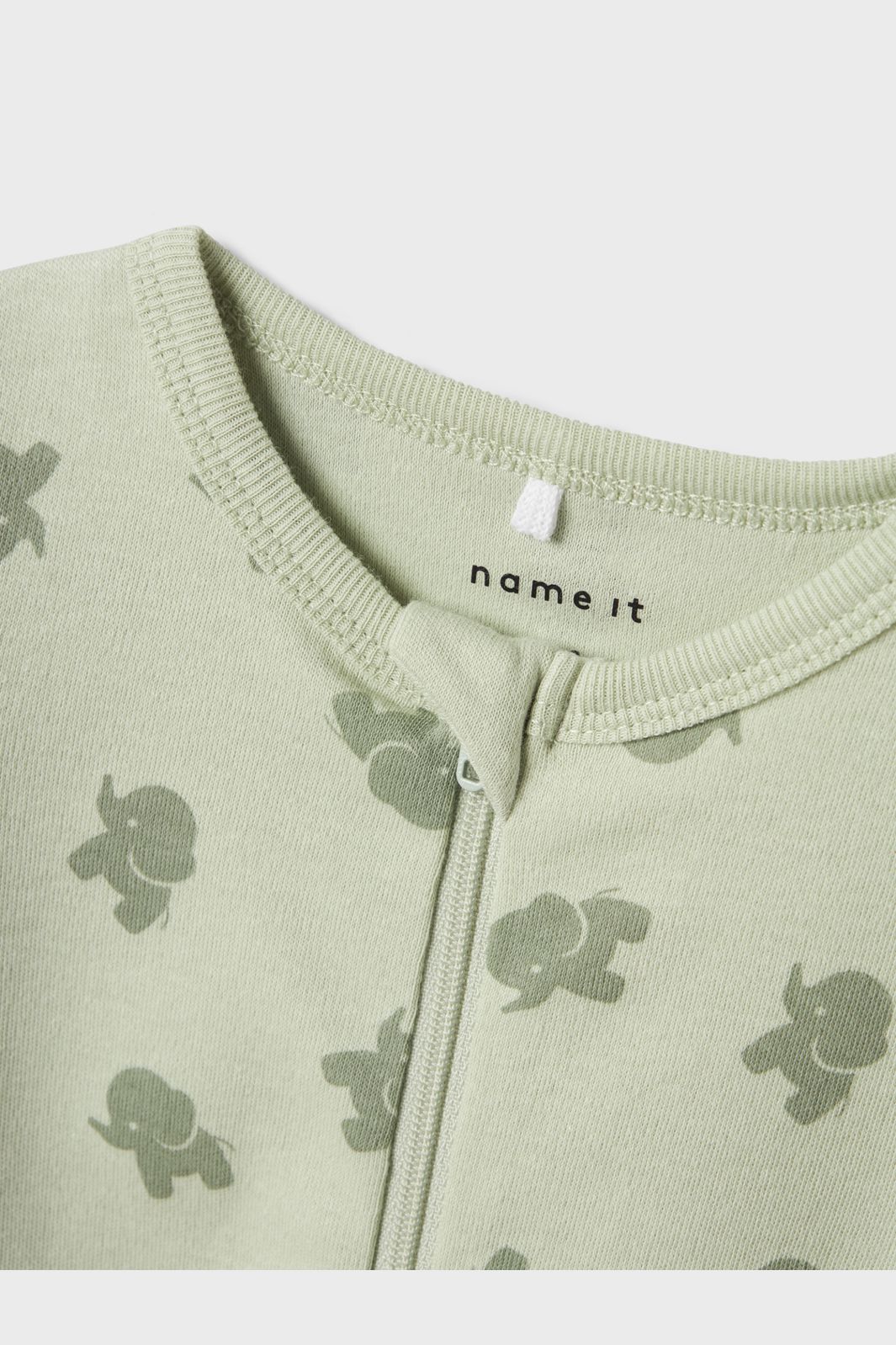 Name It - Nbmnightsuit Zip Ff Sea Elephant - 4737148 Sea Foam