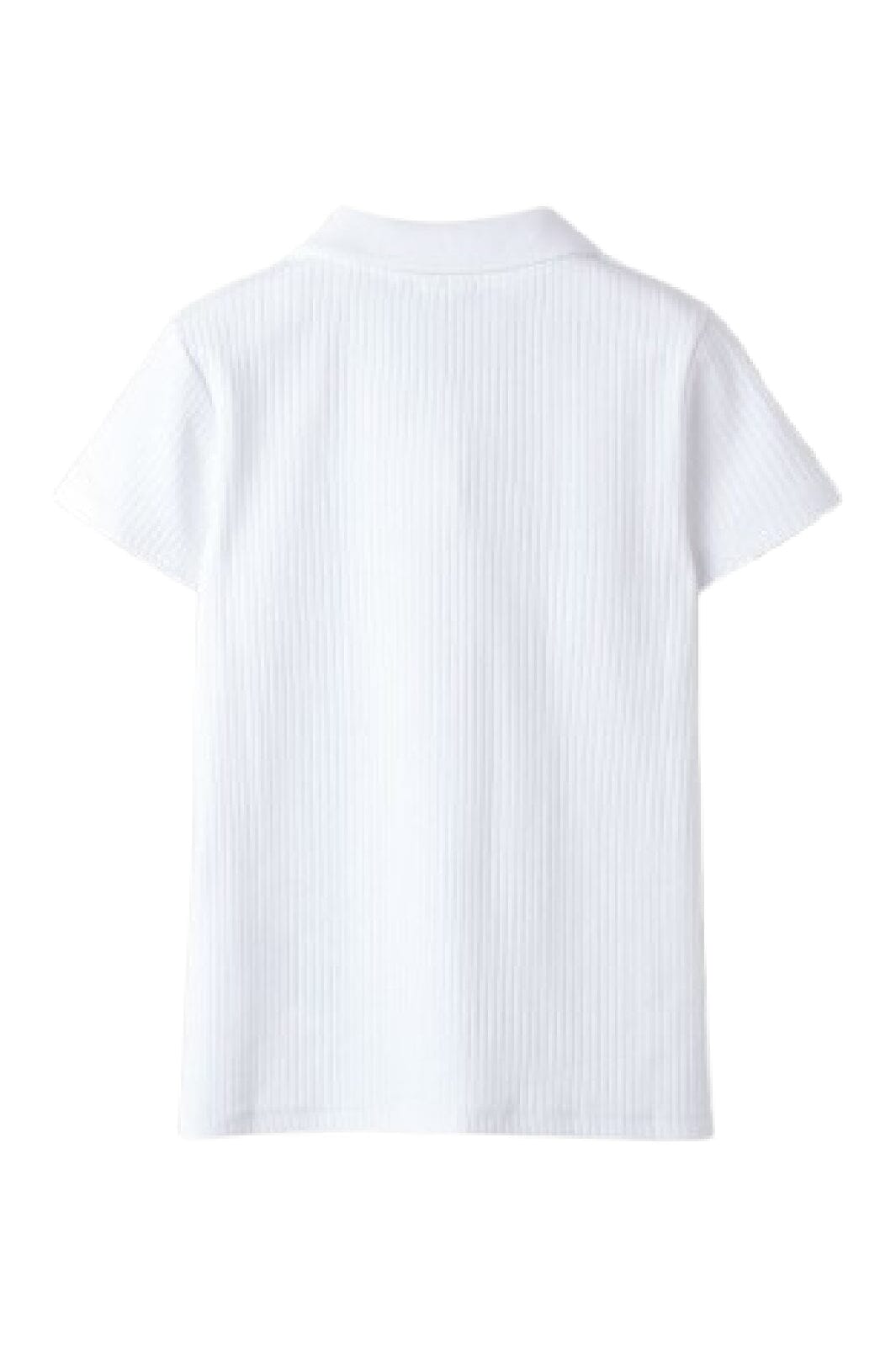 Name It - Nkfdusa Ss Slim Polo - 4860527 Bright White