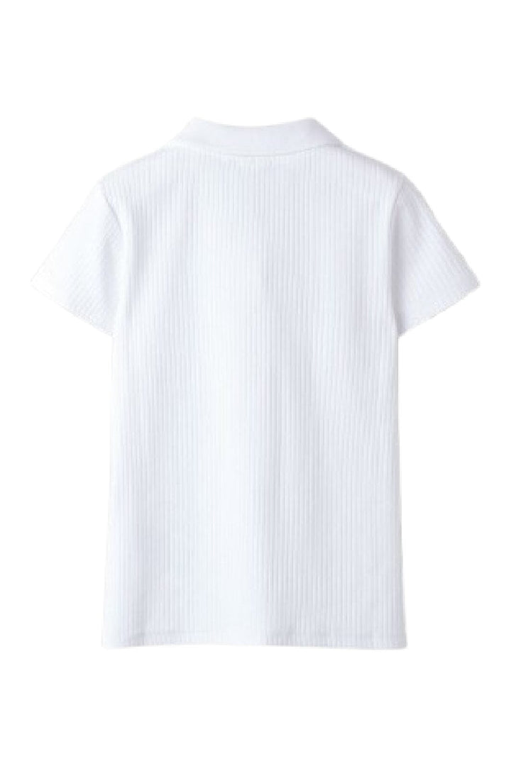 Name It - Nkfdusa Ss Slim Polo - 4860527 Bright White