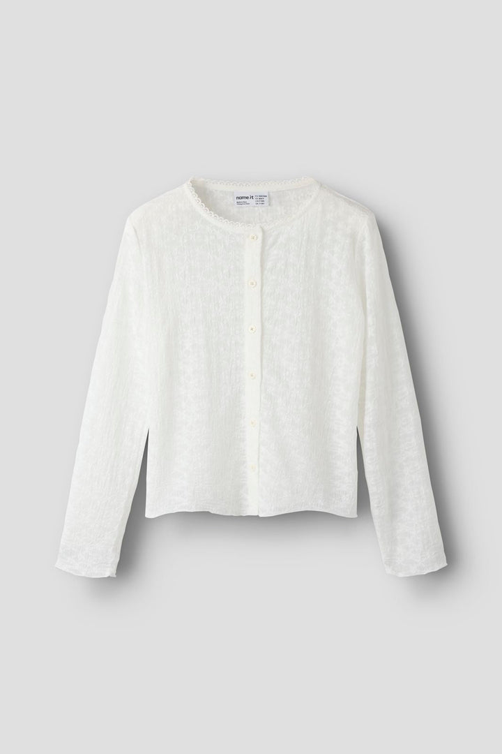 Name It - Nkffrinna Ls Card - 5129945 Bright White