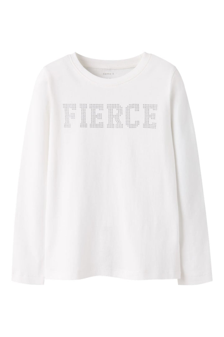 Name It - Nkfoula Ls Top - 4879788 Cloud Dancer