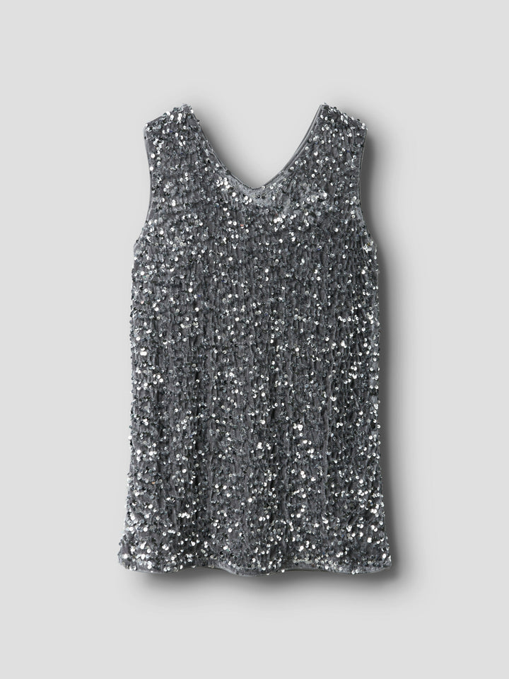 Name It - Nkfrunica Short Spencer - 4898530 Lava Smoke Kjoler 