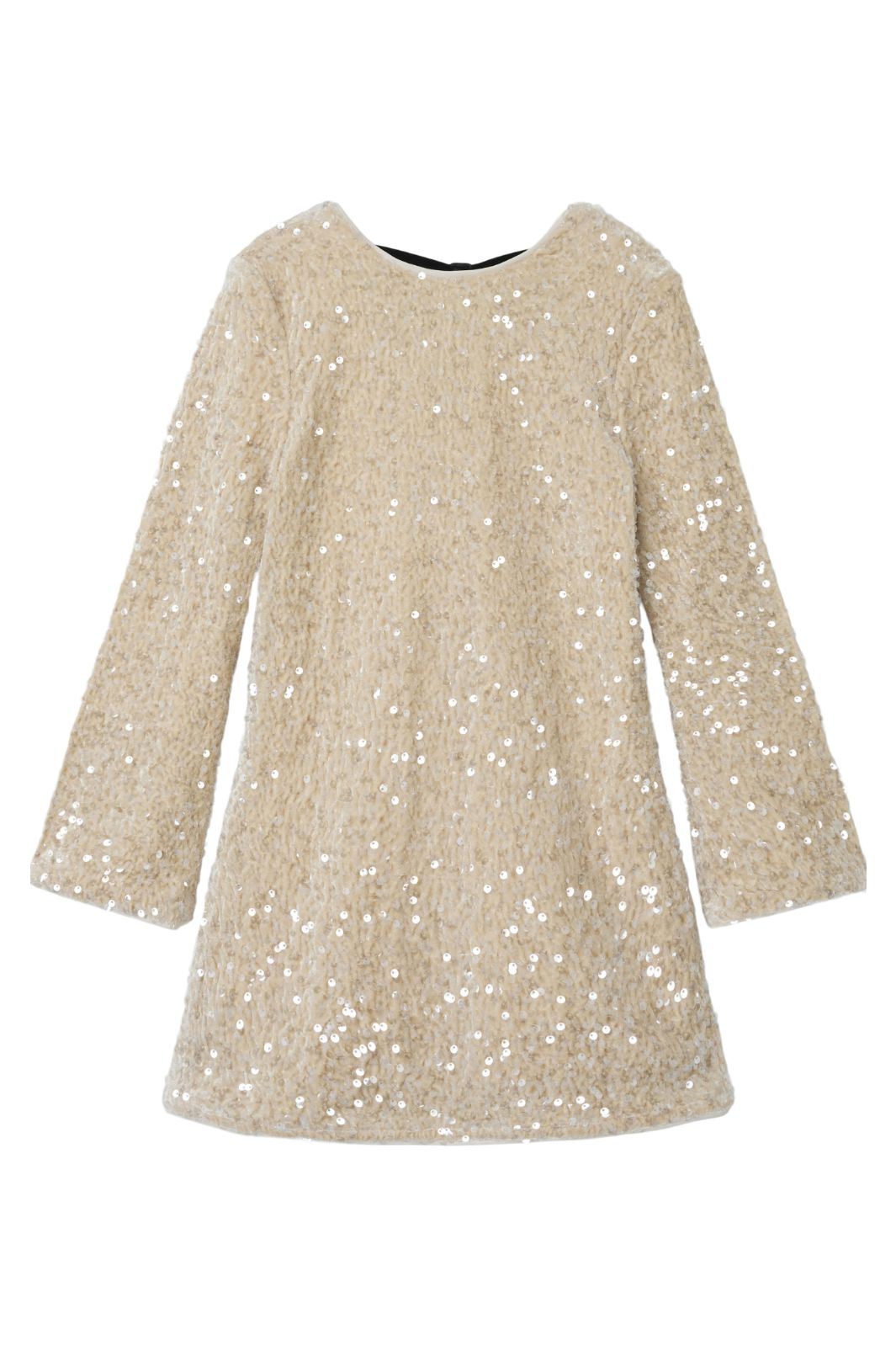 Name It - Nkfrusitta Ls Dress - 4881799 Jet Stream Black Bow