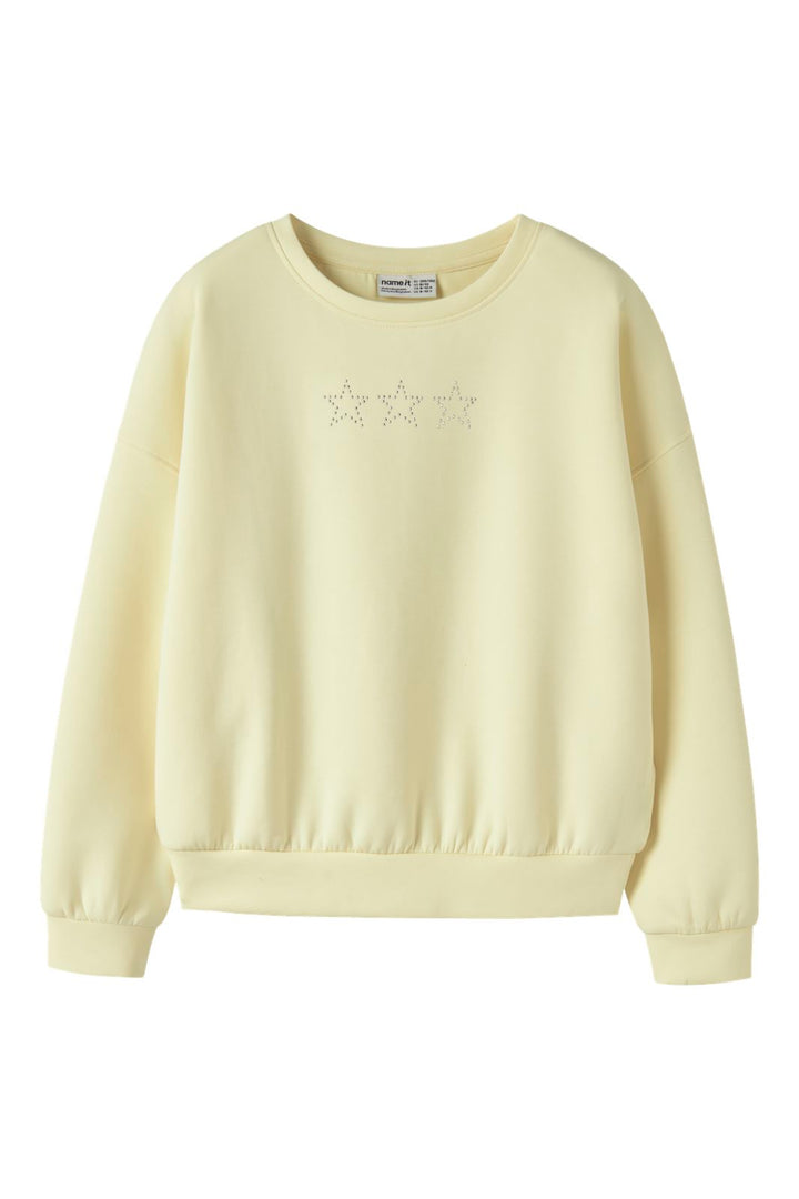 Name It - Nkfsissi Ls Rlx Sweat Box - 5131134 French Vanilla