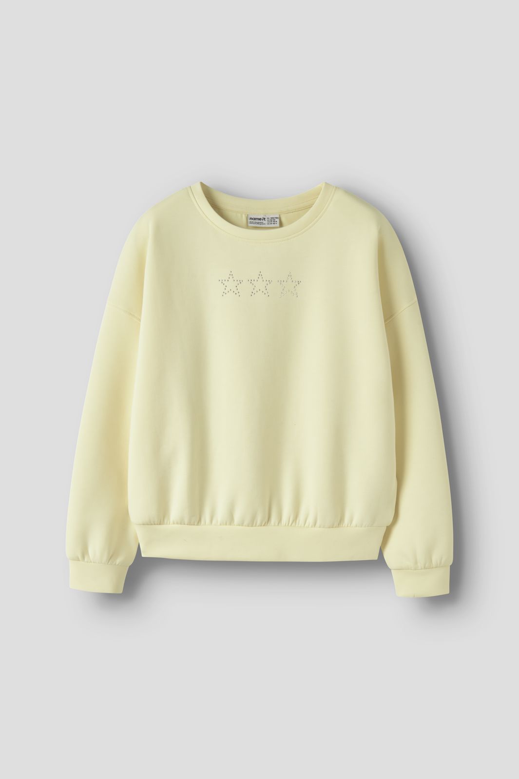 Name It - Nkfsissi Ls Rlx Sweat Box - 5131134 French Vanilla