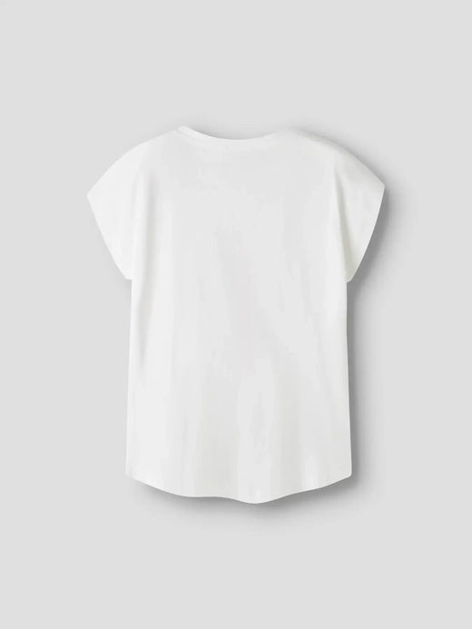 Name It - Nkfvotia Capsl Top - 5057675 Bright White Ice Cream T-shirts 