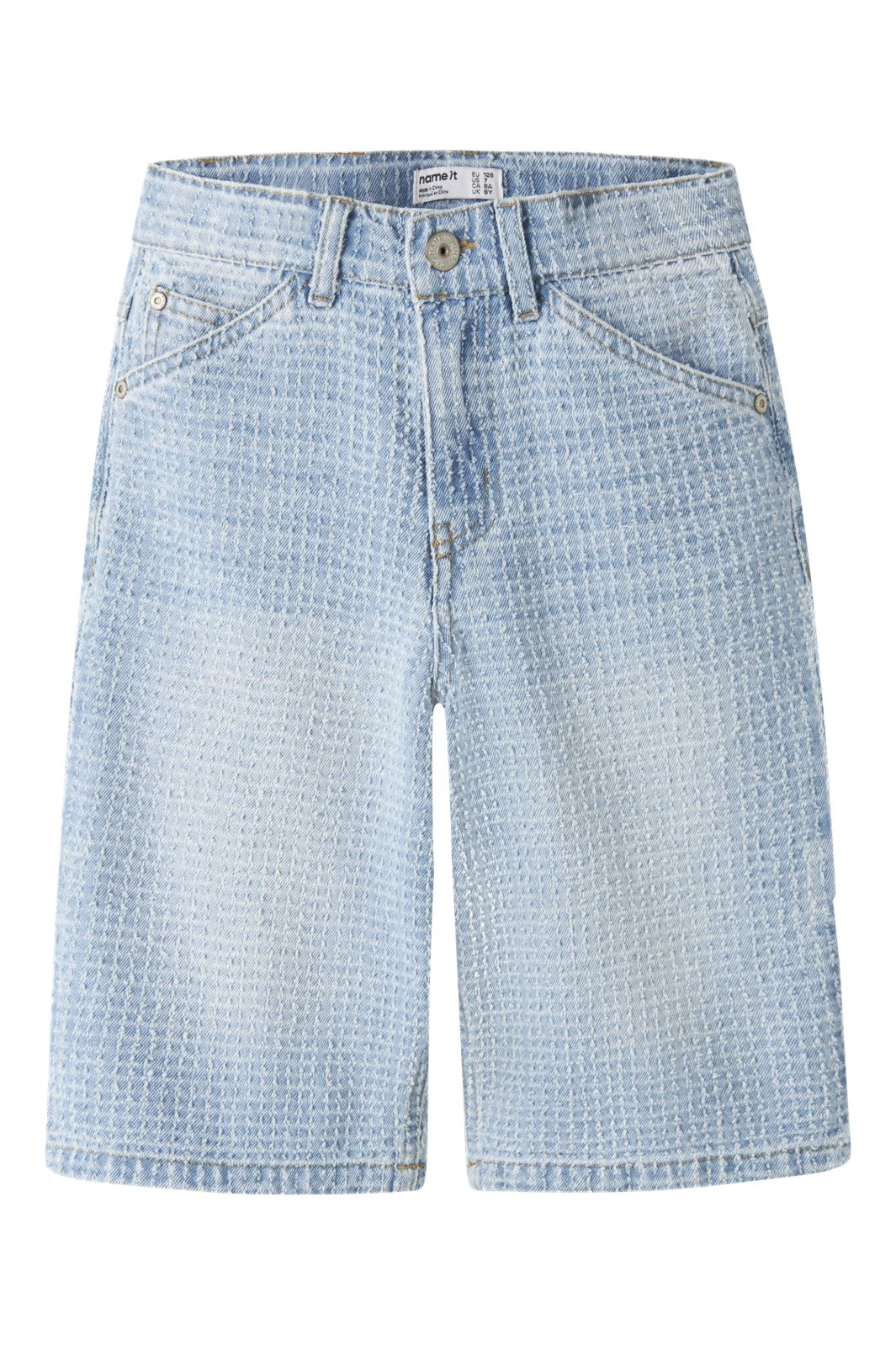 Name It - Nkmben Skater Bermuda 3344-Ok H - 4997295 Light Blue Denim
