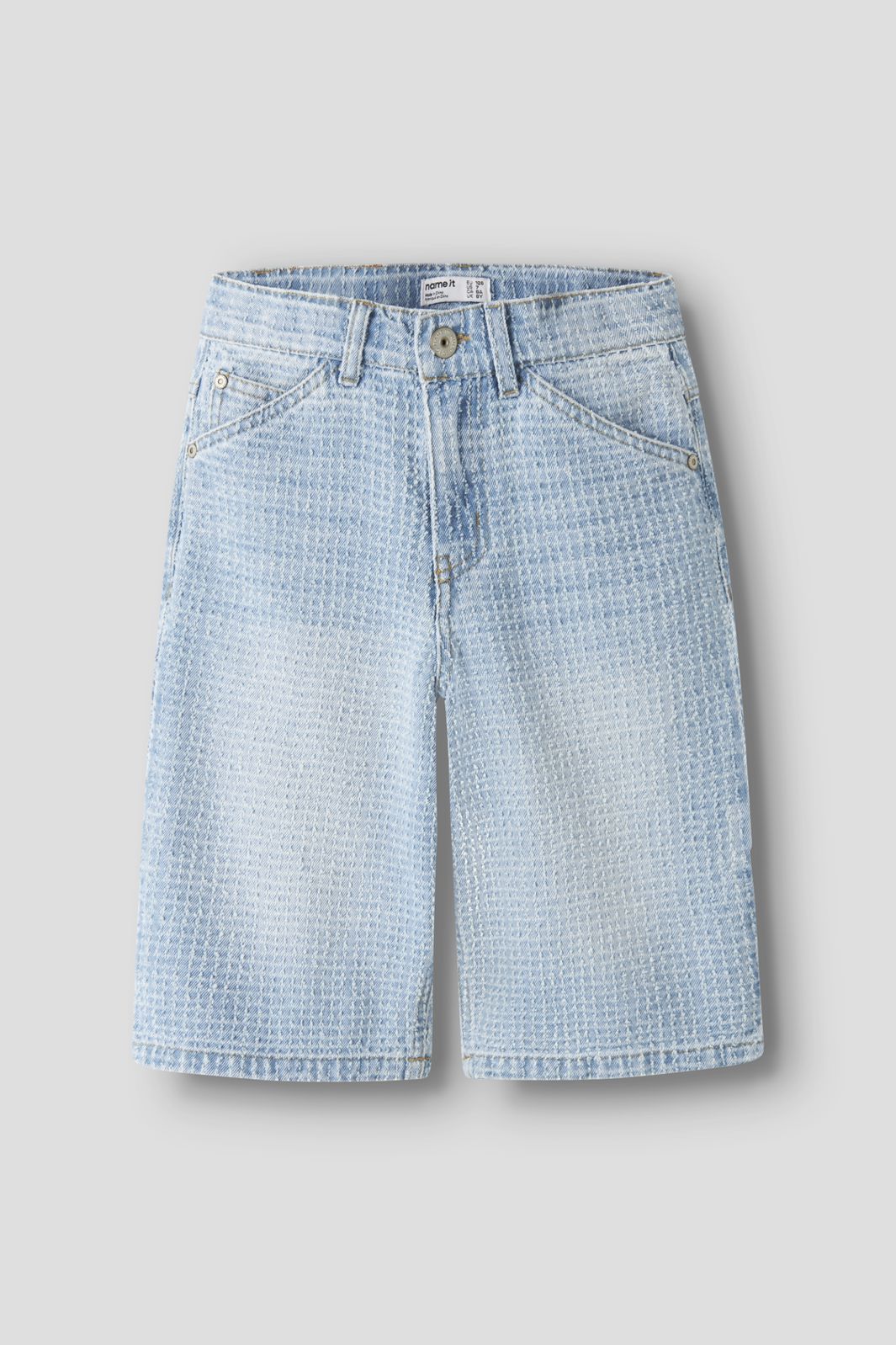 Name It - Nkmben Skater Bermuda 3344-Ok H - 4997295 Light Blue Denim
