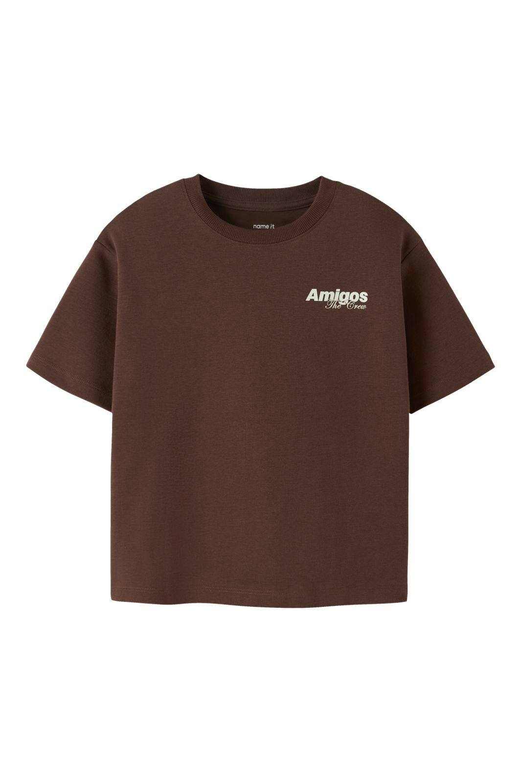 Name It - Nkmholle Ss Rlx Top Box - 4997394 Chestnut