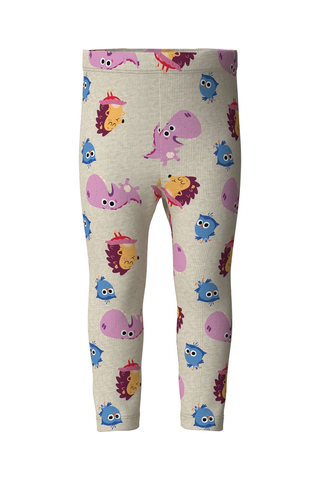 Name It - Nmfabesa Borste Slim Legging Dr - 5198083 Peyote Melange