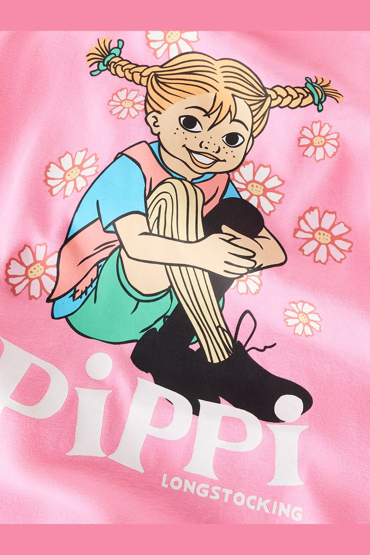 Name It - Nmfamea Pippi Ss Dress Sky - 5089247 Pink Drink