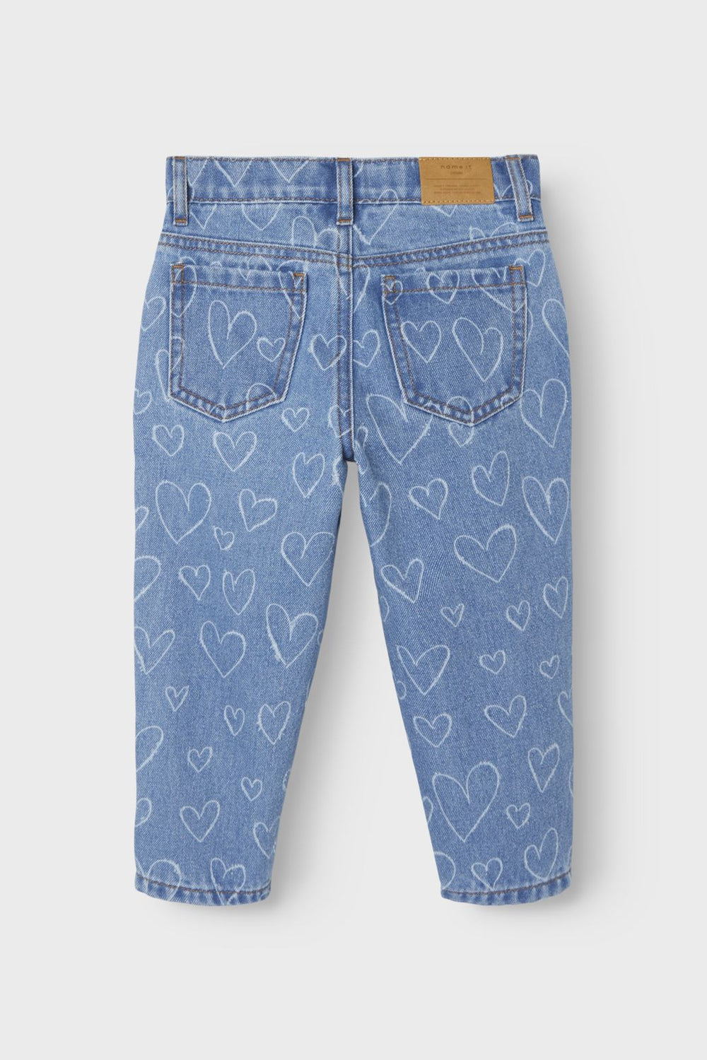 Name It - Nmfbella Shaped Jeans 2397-Bs Ep - 4608621 Dark Blue Denim Hearts