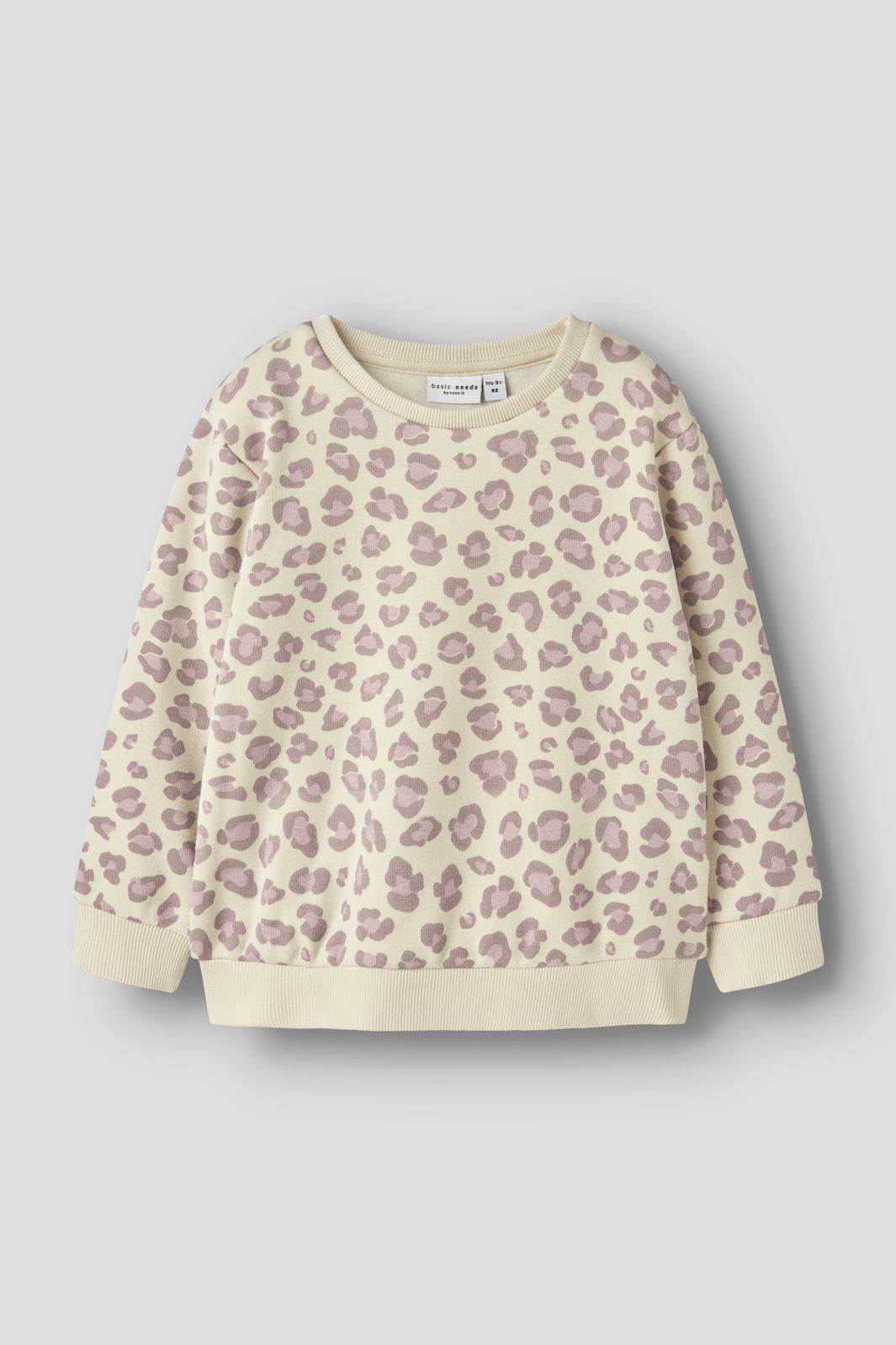 Name It - Nmfdavina Ls Sweat Fleece - 4892723 Summer Sand Leo