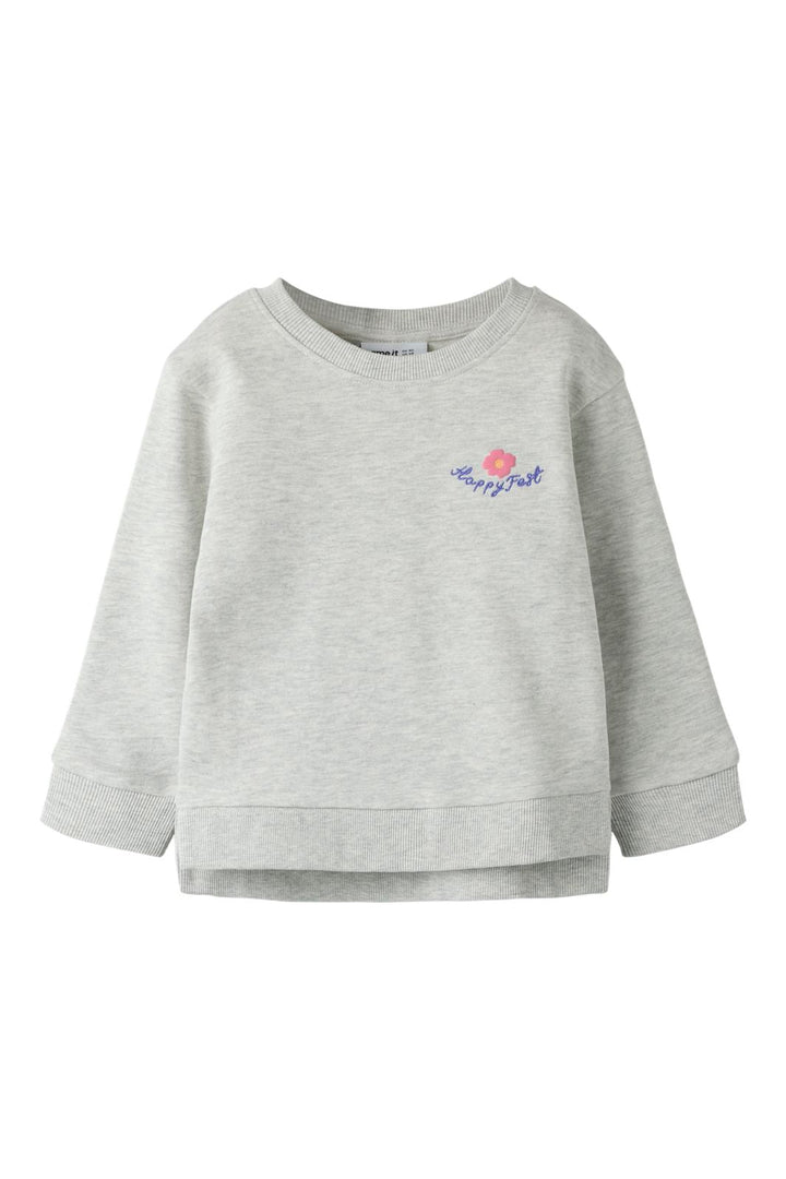 Name It - Nmffunna Ls Nreg Swe - 5106317 Light Grey Melange