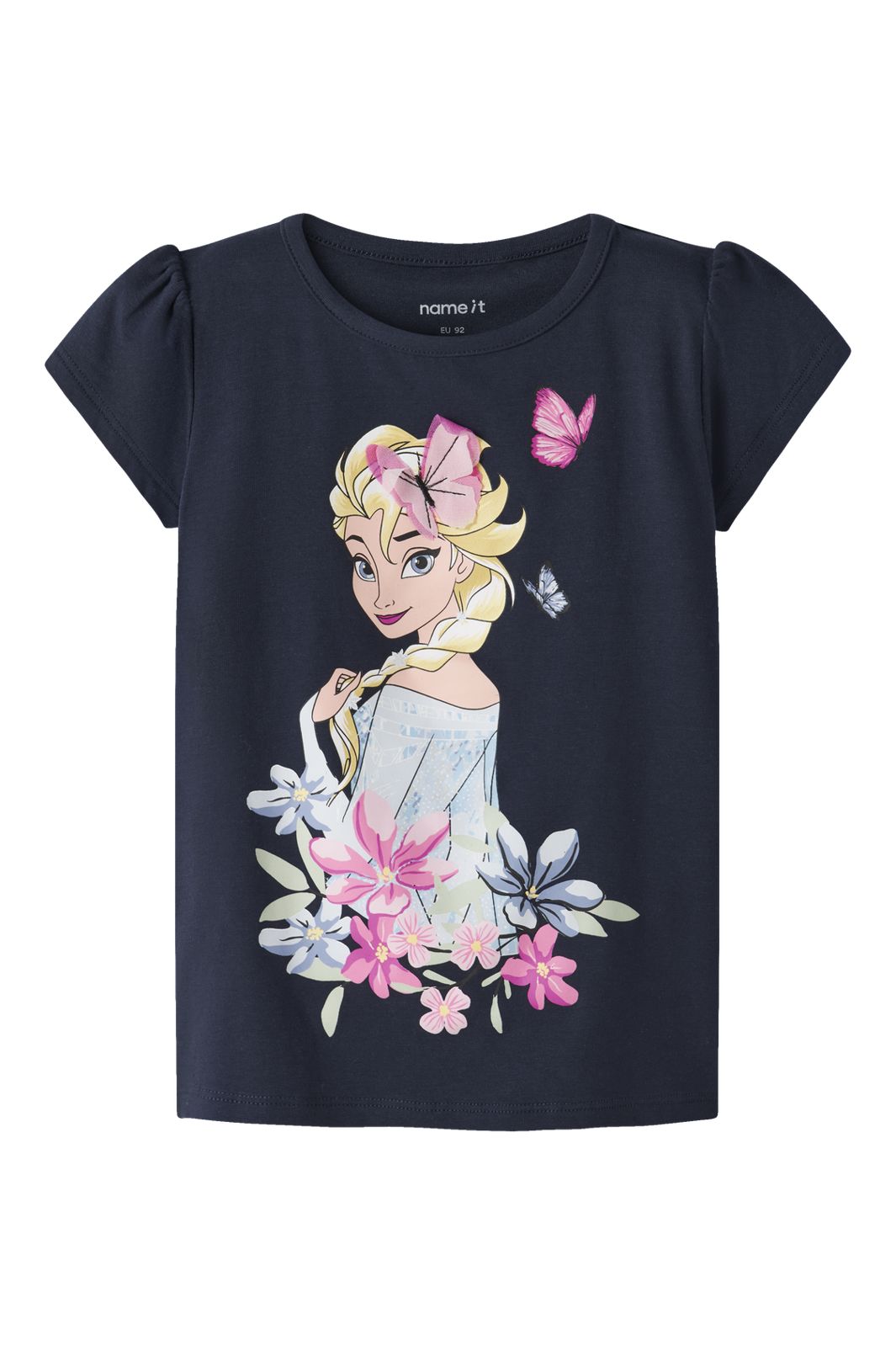 Name It - Nmfmeri Frozen Ss Top Box Wdi - 4998581 Navy Blazer