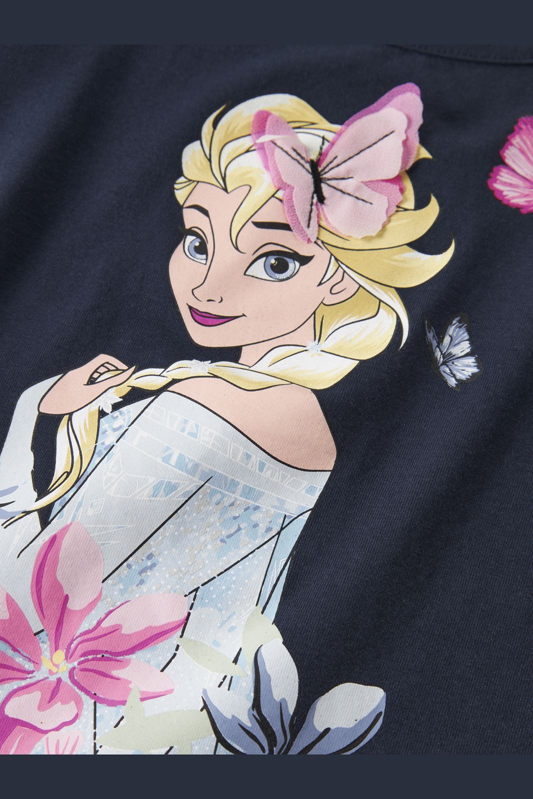 Name It - Nmfmeri Frozen Ss Top Box Wdi - 4998581 Navy Blazer