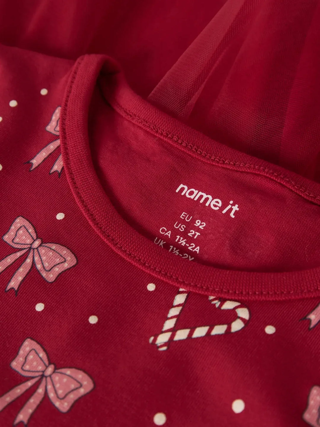 Name It - Nmfri Ls Dress - 4912293 Jester Red Kjoler 