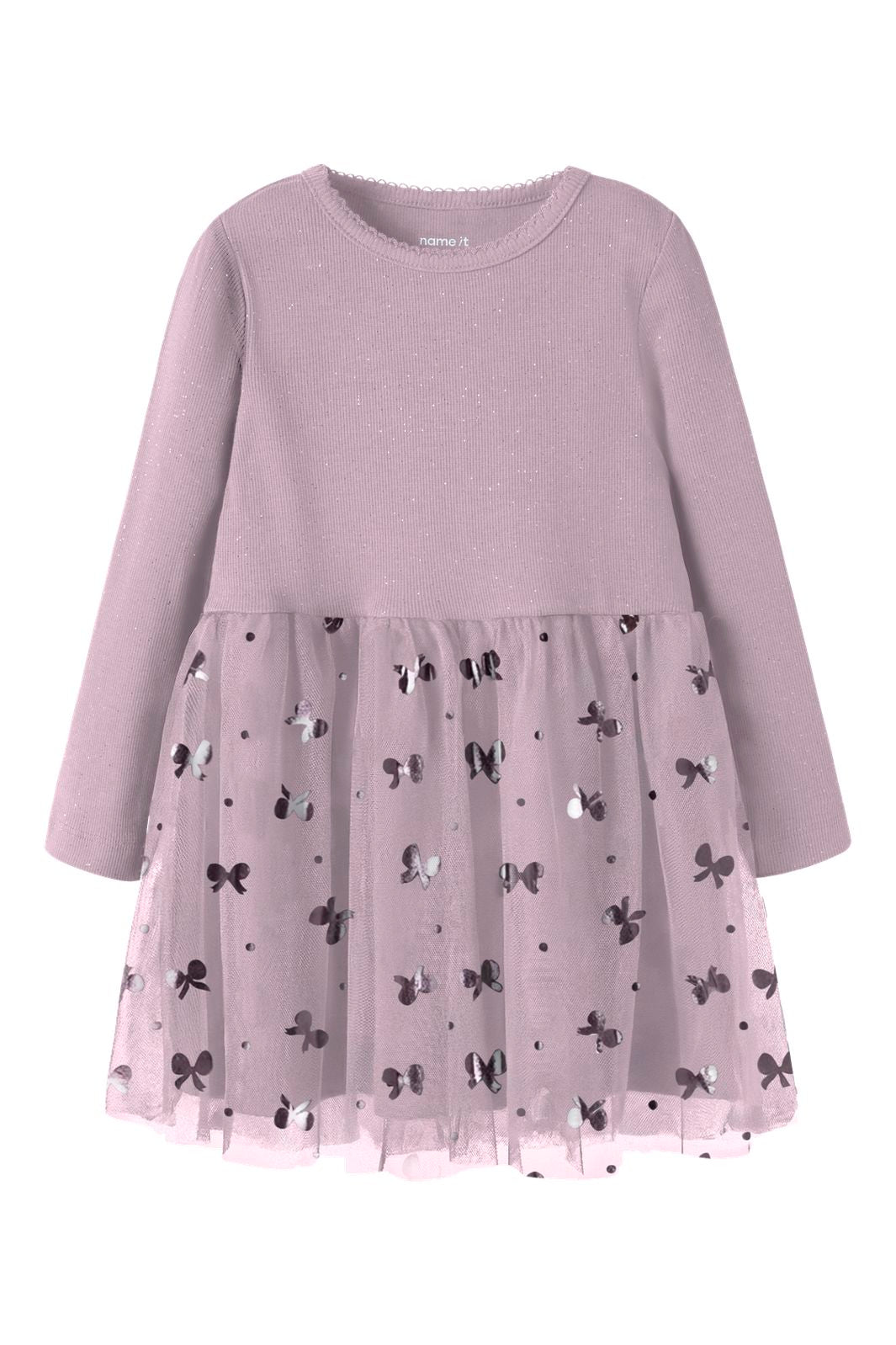 Name It - Nmfrosally Ls Dress - 5195199 Mauve Shadows