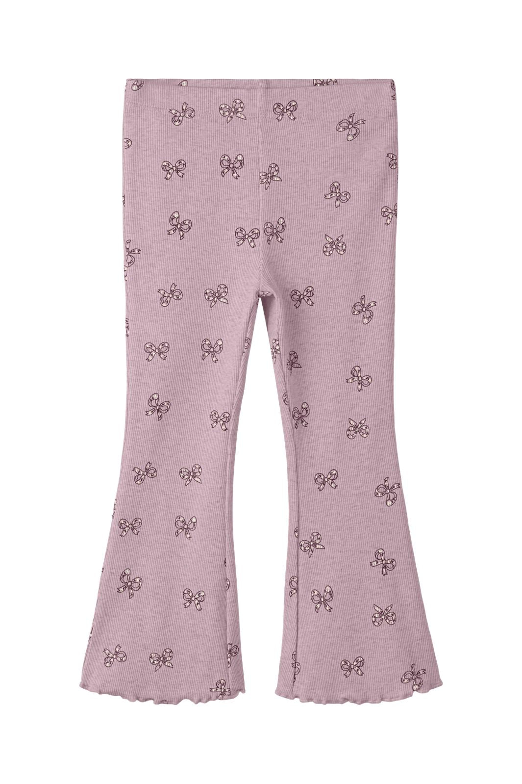 Name It - Nmfrulies Flared Legging - 5195119 Mauve Shadows