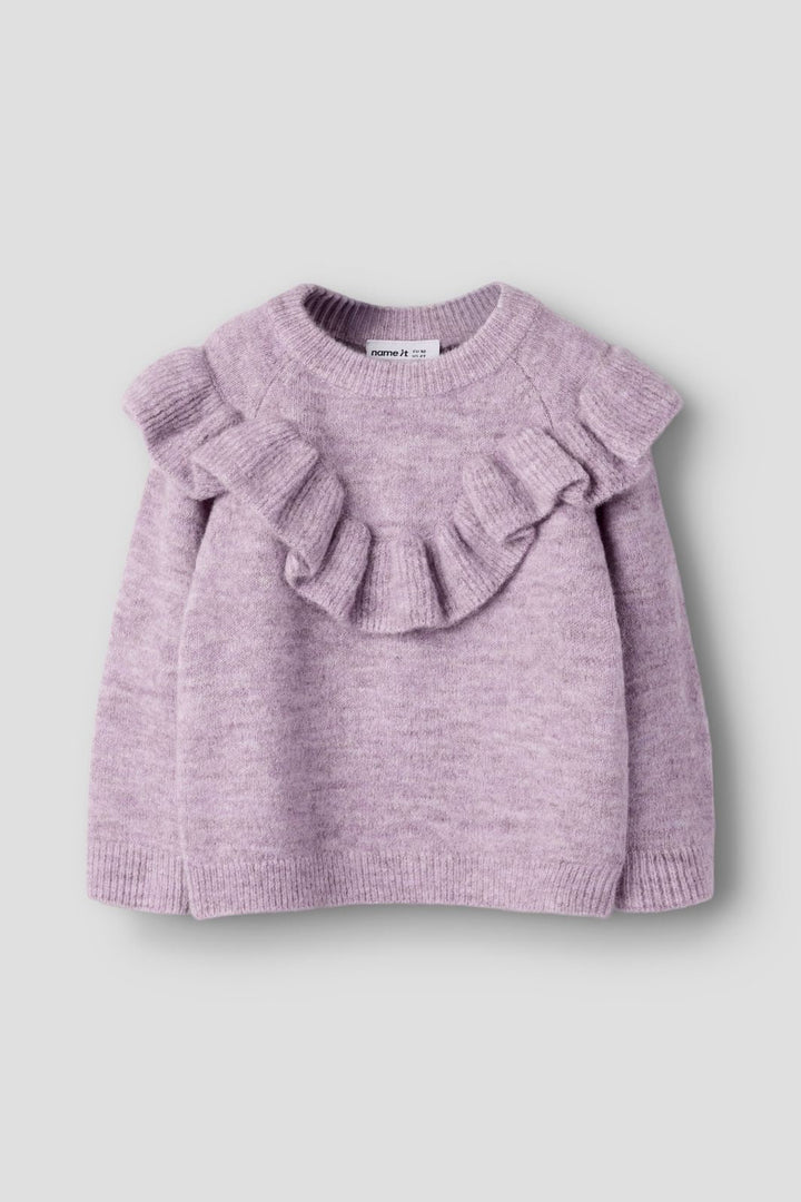 Name It - Nmfsyla Ls Knit - 5116001 Mauve Shadows