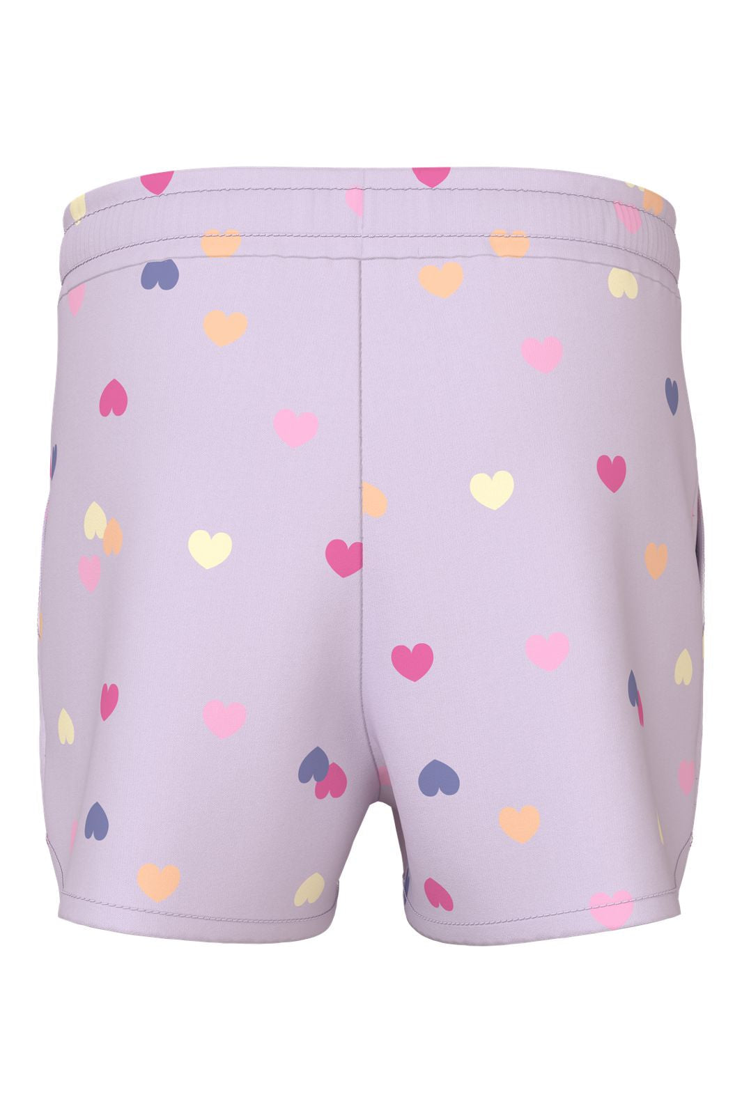 Name It - Nmfvigga Shorts F1 - 5058600 Lavender Fog Colorful Hearts