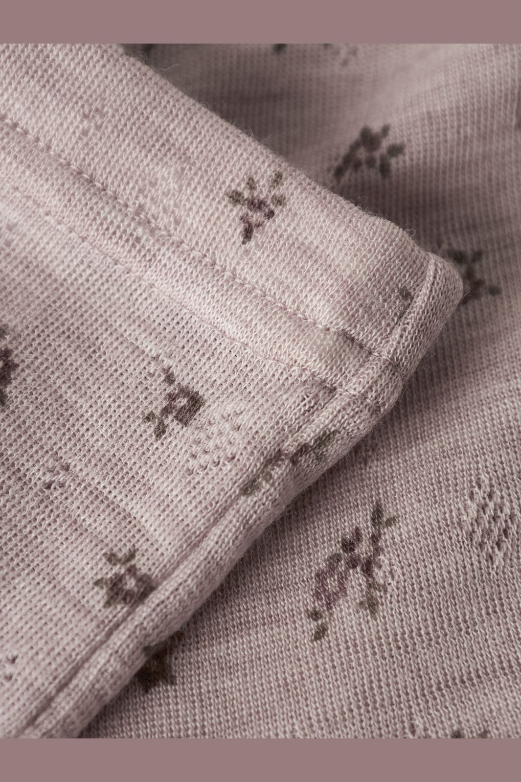 Name It - Nmfwang Wool Needle Boxer - 4737165 Shadow Gray Small Flowers