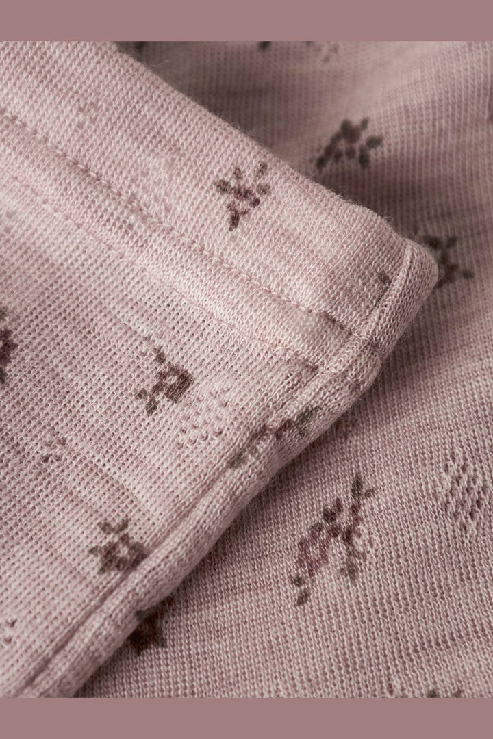 Name It - Nmfwang Wool Needle Boxer - 4737165 Shadow Gray Small Flowers