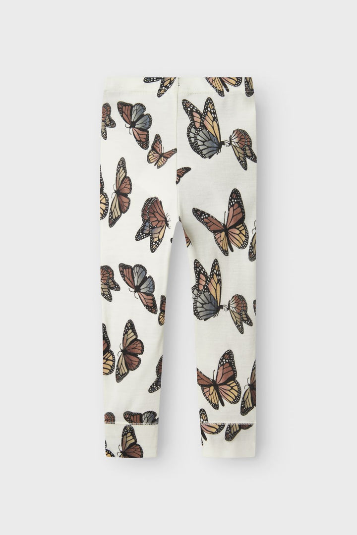 Name It - Nmfwillitus Wool Legging - 4738443 Snow White Butterfly