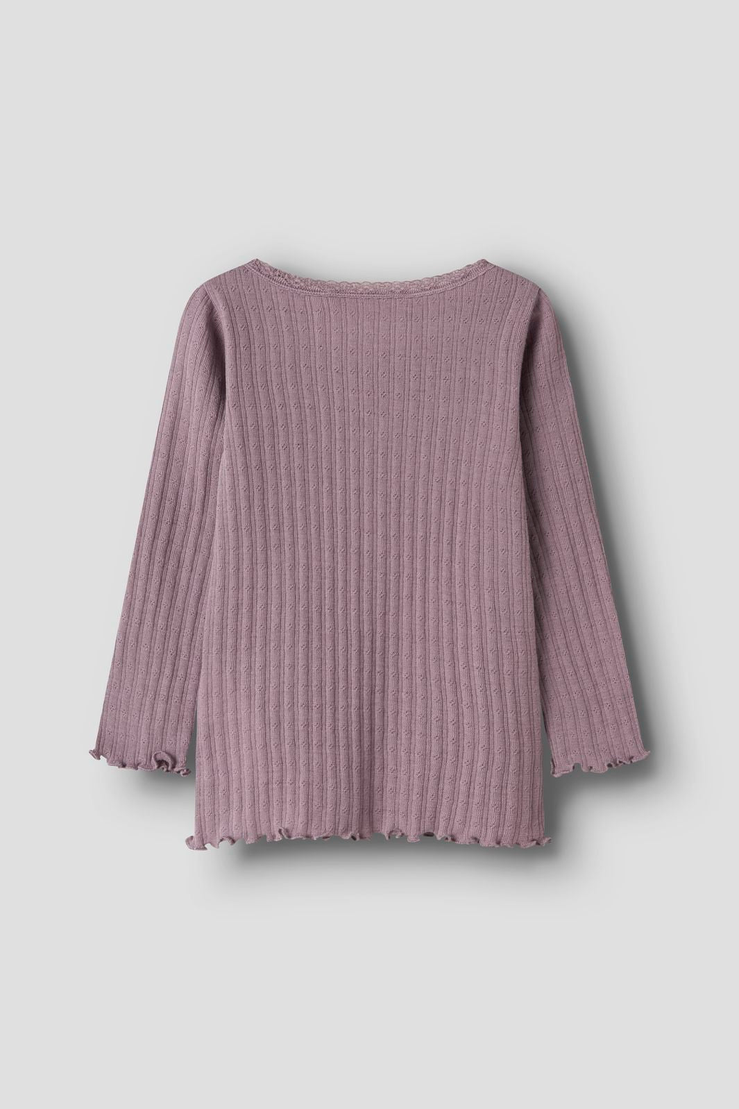 Name It - Nmfwossa Wo/Si Rib Ls Top - 4969337 Toadstool