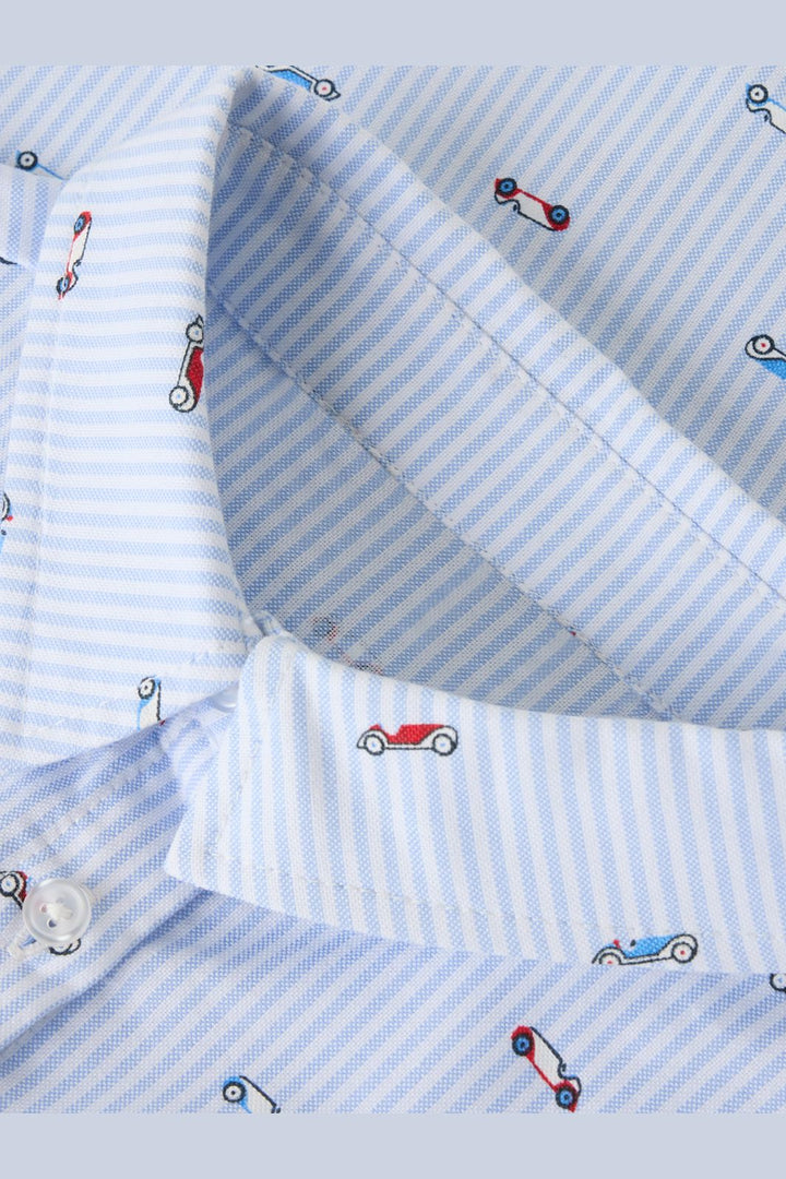 Name It - Nmmfrakkan Ss Shirt - 5106066 Kentucky Blue