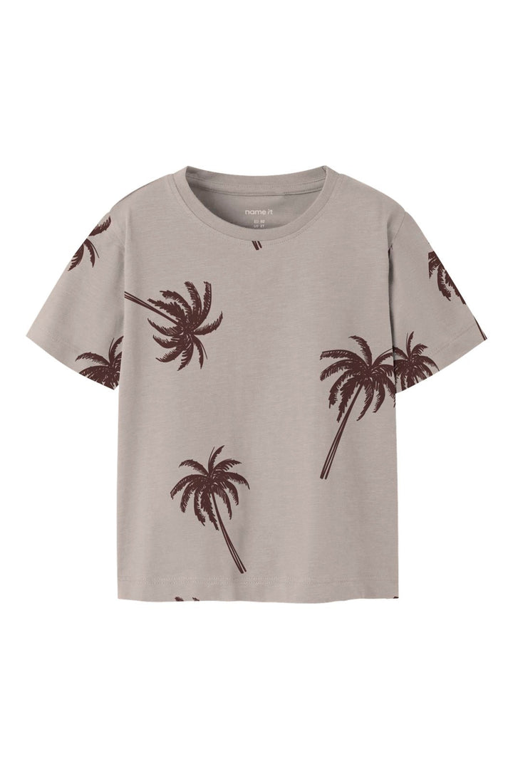 Name It - Nmmhamil Ss Nreg Top - 4997369 Chateau Gray