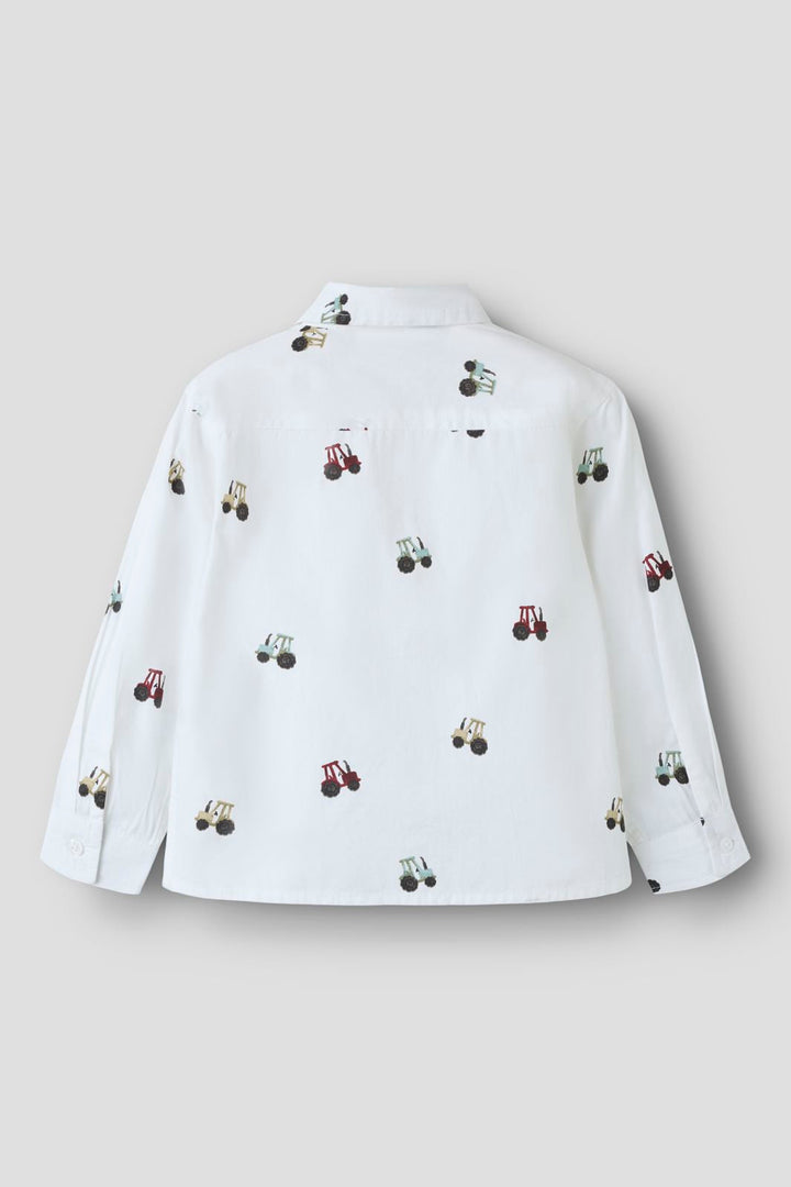 Name It - Nmmractor Ls Shirt - 5151390 Bright White