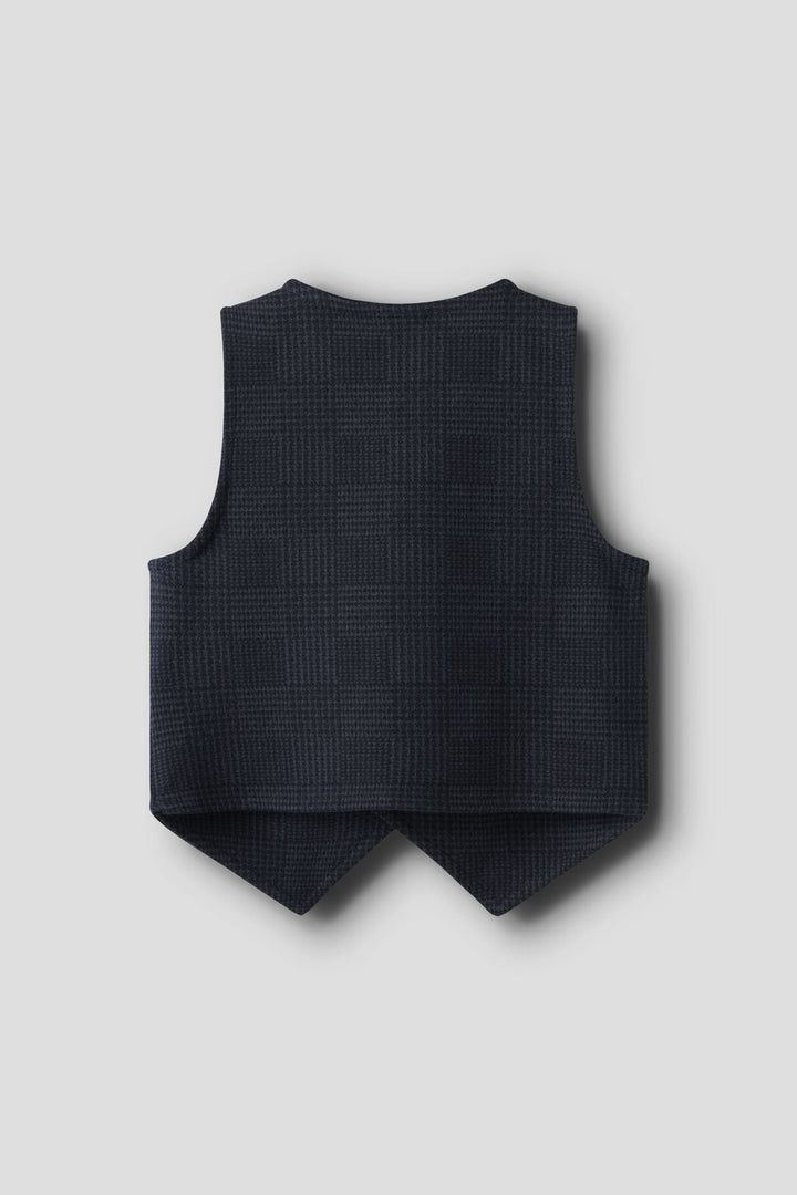 Name It - Nmmrobino Vest - 4874356 Navy Blazer Check