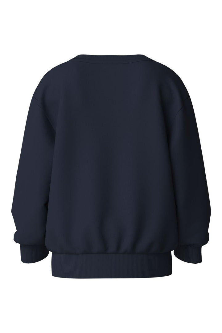 Name It - Nmmvoluf Ls Nreg Sweat - 5124133 Navy Blazer Excavator