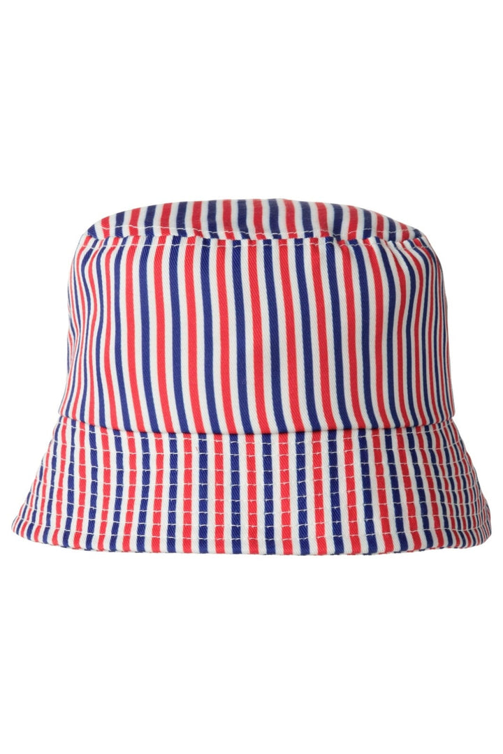 Name It - Nmnoli Bucket Hat - 4448749 Clematis Blue Jet Stream/Fiery Red Sommerhatte & UV hatte 