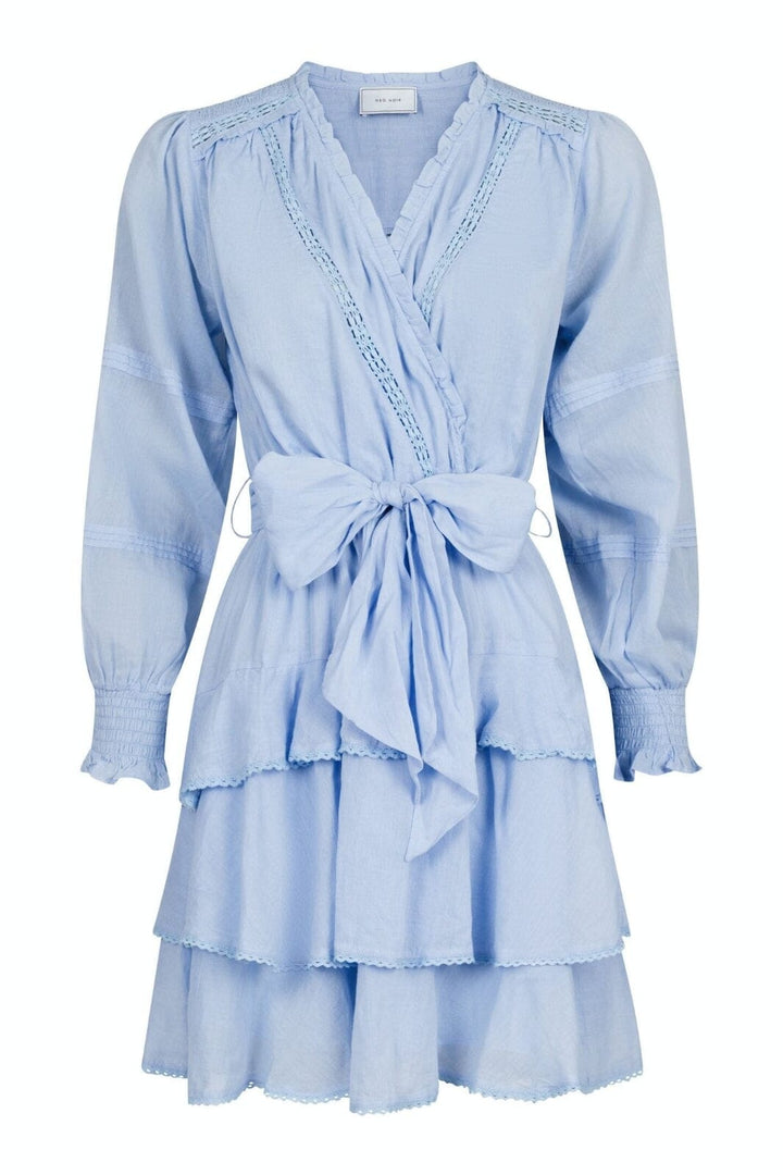 Neo Noir - Ada S Voile Dress - Light Blue Kjoler 