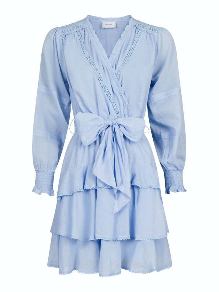 Neo Noir - Ada S Voile Dress - Light Blue Kjoler 