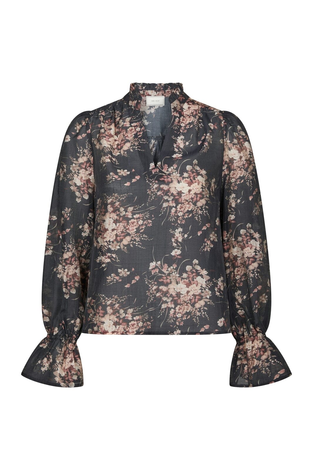 Neo Noir - Amara Garden Flower Blouse 170134 - 702 - Dark Navy
