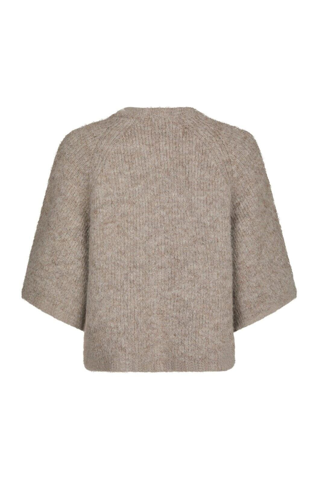 Neo Noir - Amaya Fluffy Knit Cardigan 167529 - 976 - Beige Melange