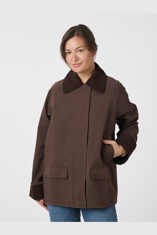 Neo Noir - Anastacia Cord Jacket 162515 - 210 - Brown