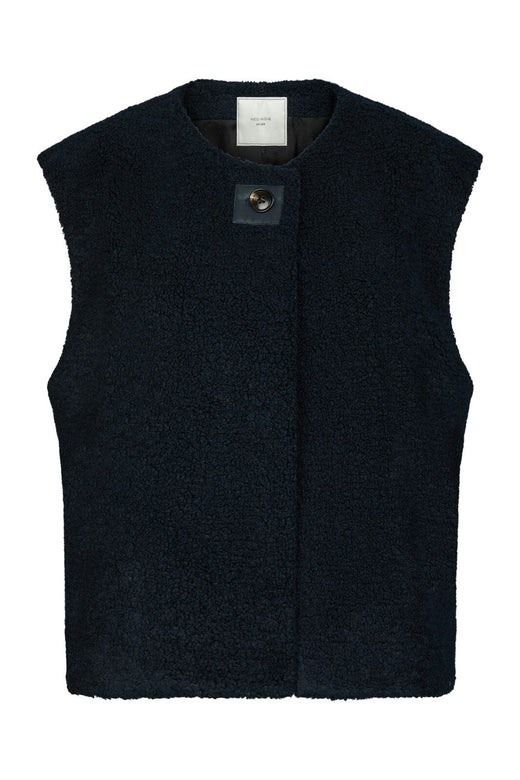 Neo Noir - Anjanna Teddy Vest 165928 - 141 - Navy