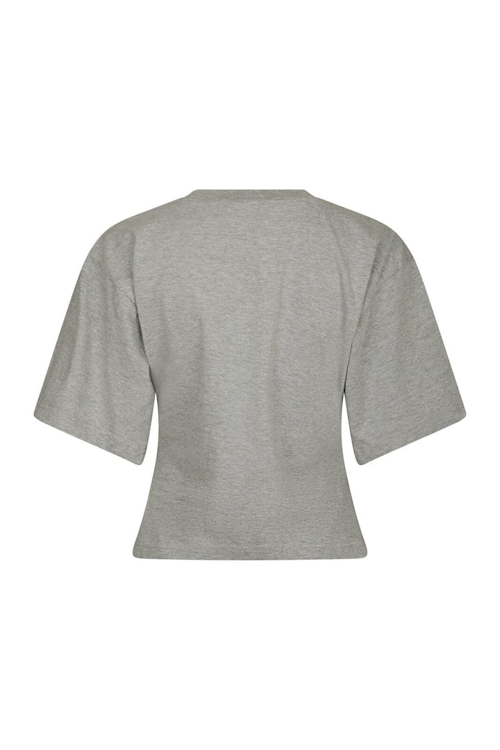 Neo Noir - Asha Boxy Tee 164418 - 133 - Grey Melange